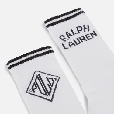 Чорапи Polo by Ralph Lauren Ralph Lauren Cotton-Blend Crew Socks Бяло | 455942329001, 1