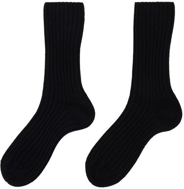 Чорапи The Row Calf Socks Черно | 5204-P28, 1