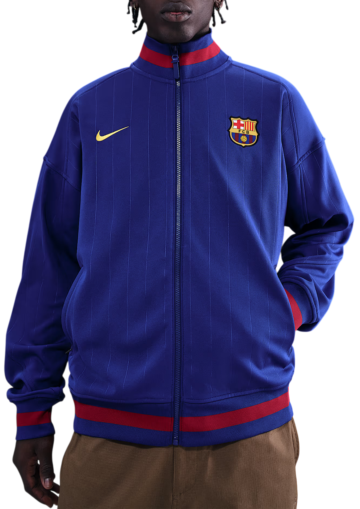 Яке Nike FC Barcelona Academy Pro Anthem Jacket Синьо | hj6374-455, 0