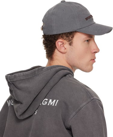 Шапка с козирка WOOYOUNGMI WOOYOUNGMI Dyed Oxford Ball Cap Сиво | W253AC54, 2