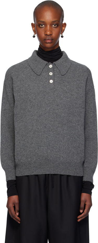 Пуловер &Daughter Wool Polo Sweater Сиво | HKN03893, 0