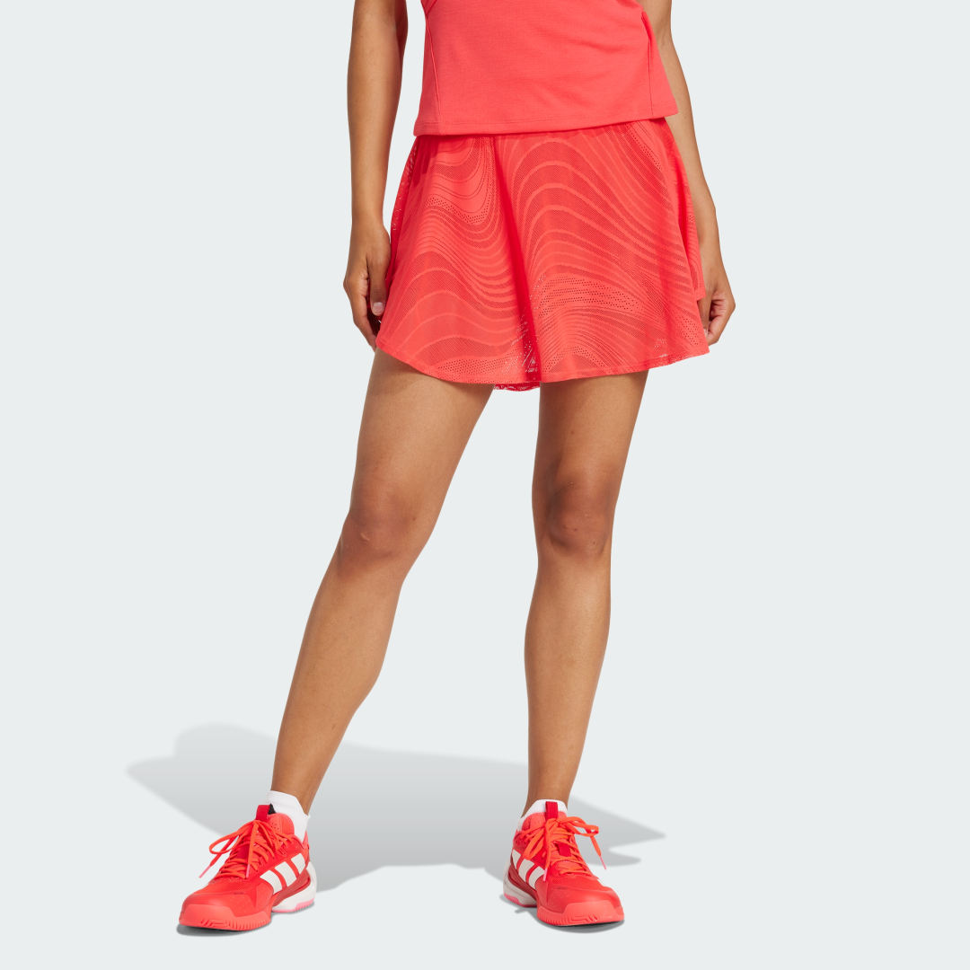 Пола adidas Performance Climacool+ Print Tennis Skort Червено | JD6092, 0