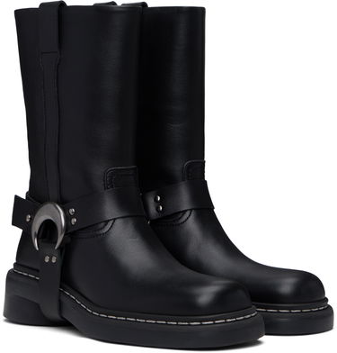 Облекло Marine Serre Marine Serre MS Moto Leather Boots Черно | WFW045A RLEA0017, 3