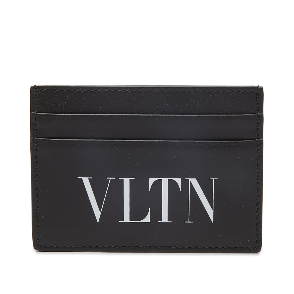 Портфейл Valentino VLTN Logo Card Holder Black/White Черно | 2Y2P0448LVN-0NI, 0