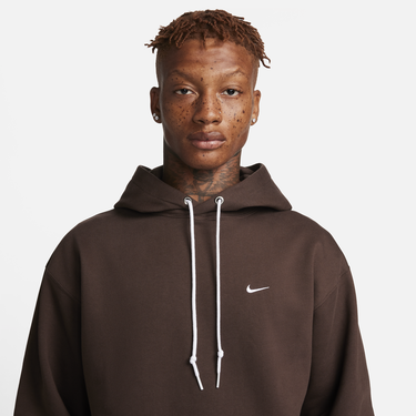 Суитчър Nike Solo Swoosh Fleece Pullover Hoodie Кафяво | DX1355-237, 1