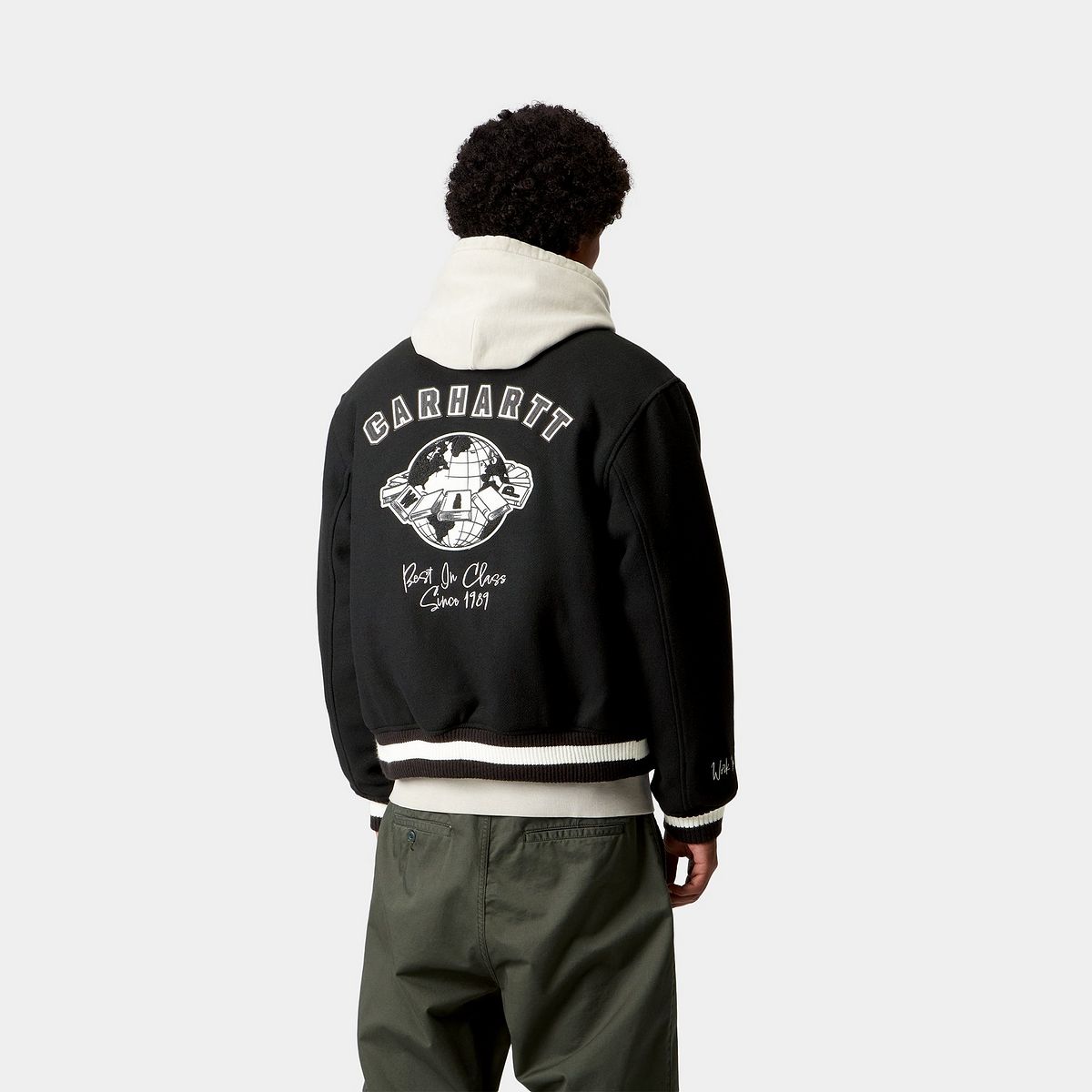 Яке бомбър Carhartt WIP WIP World Class Varsity Jacket Черно | I035432_6, 1