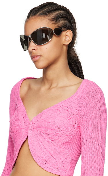 Слънчеви очила Blumarine Wraparound Sunglasses Металик | P444W088A, 3