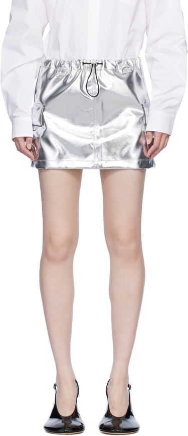 Пола Coperni Coperni Cargo Miniskirt Металик | COPJ49BISF3011, 0
