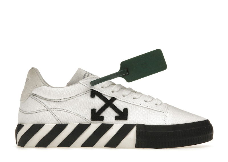 Кецове и обувки Off-White Vulc Low Canvas White Black SS22 W Бяло | OWIA178C99FAB0010110, 0