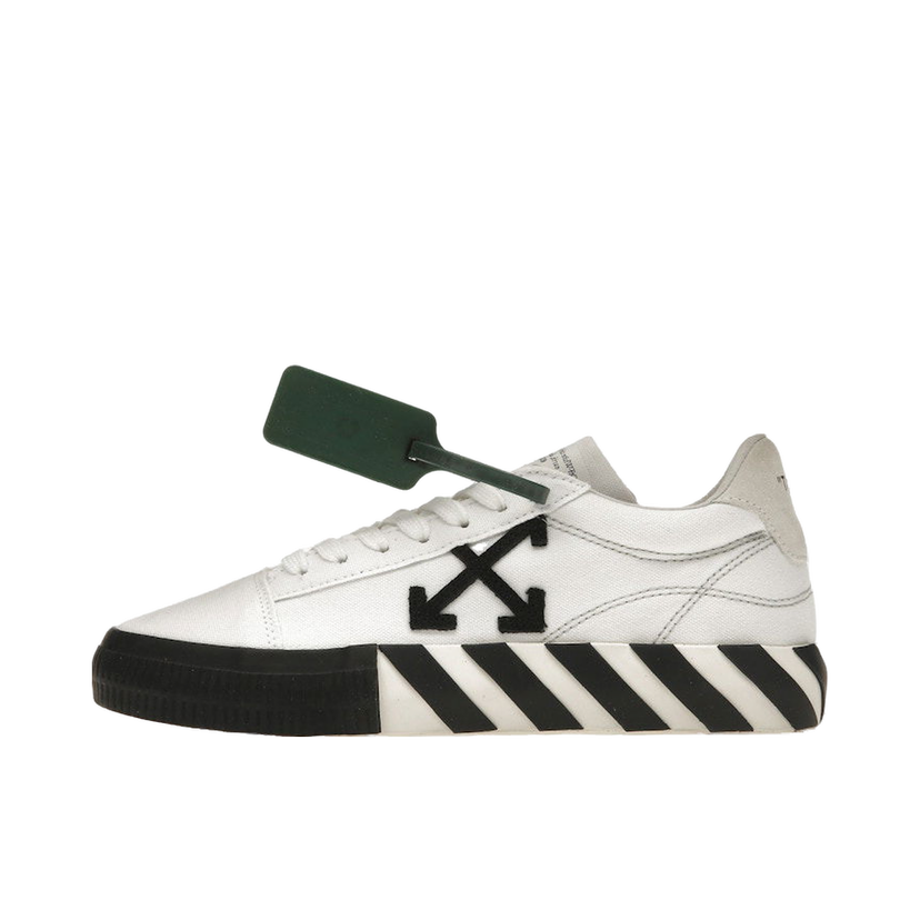 Кецове и обувки Off-White Vulc Low Canvas White Black SS22 W Бяло | OWIA178C99FAB0010110
