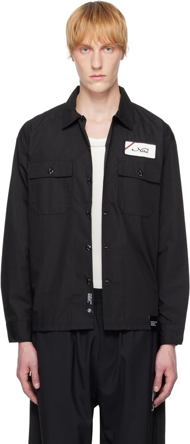 Риза Neighborhood Neighborhood Classic Work Long Sleeve Shirt Черно | 251TSNH-SHM01, 0