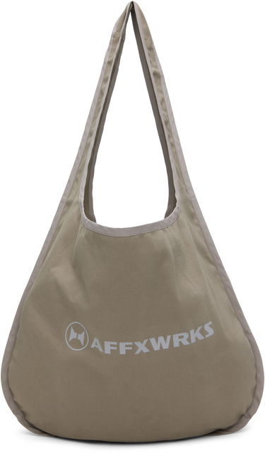 Голяма пазарска чанта AFFXWRKS AFFXWRKS Circular Tote Bag Бежово | FW24AC03, 0