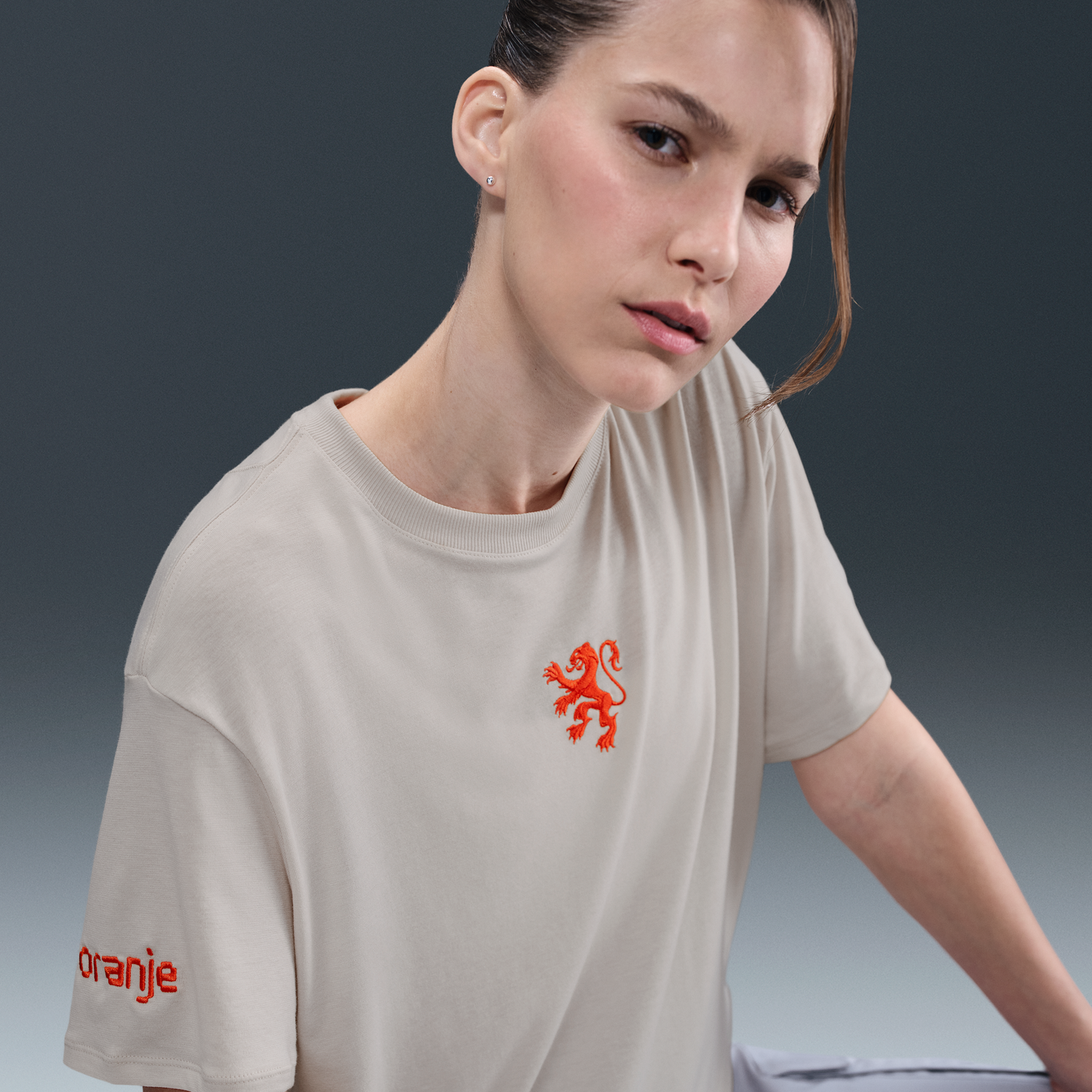 Тениска Nike Nike One Dri-FIT Relaxed Netherlands Short Sleeve T-Shirt Бежово | HJ4120-106, 0