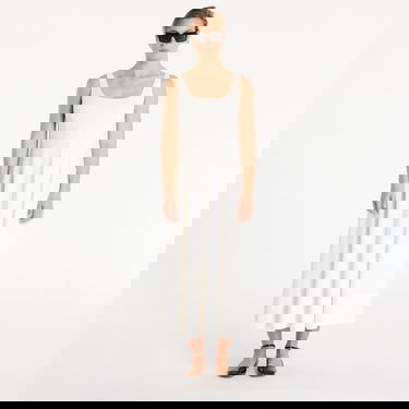 Pокля GAP GAP Square Neck Maxi Dress Бяло | 770475-00, 0