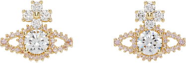 Обеци Vivienne Westwood Vivienne Westwood Valentina Orb Crystal Earrings Жълто | 62010101-02R829-, 0