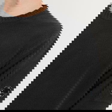 Пуловер C.P. Company Chenille Ribbed Knit Jumper Черно | 19CMKN017A-005558G-999, 5