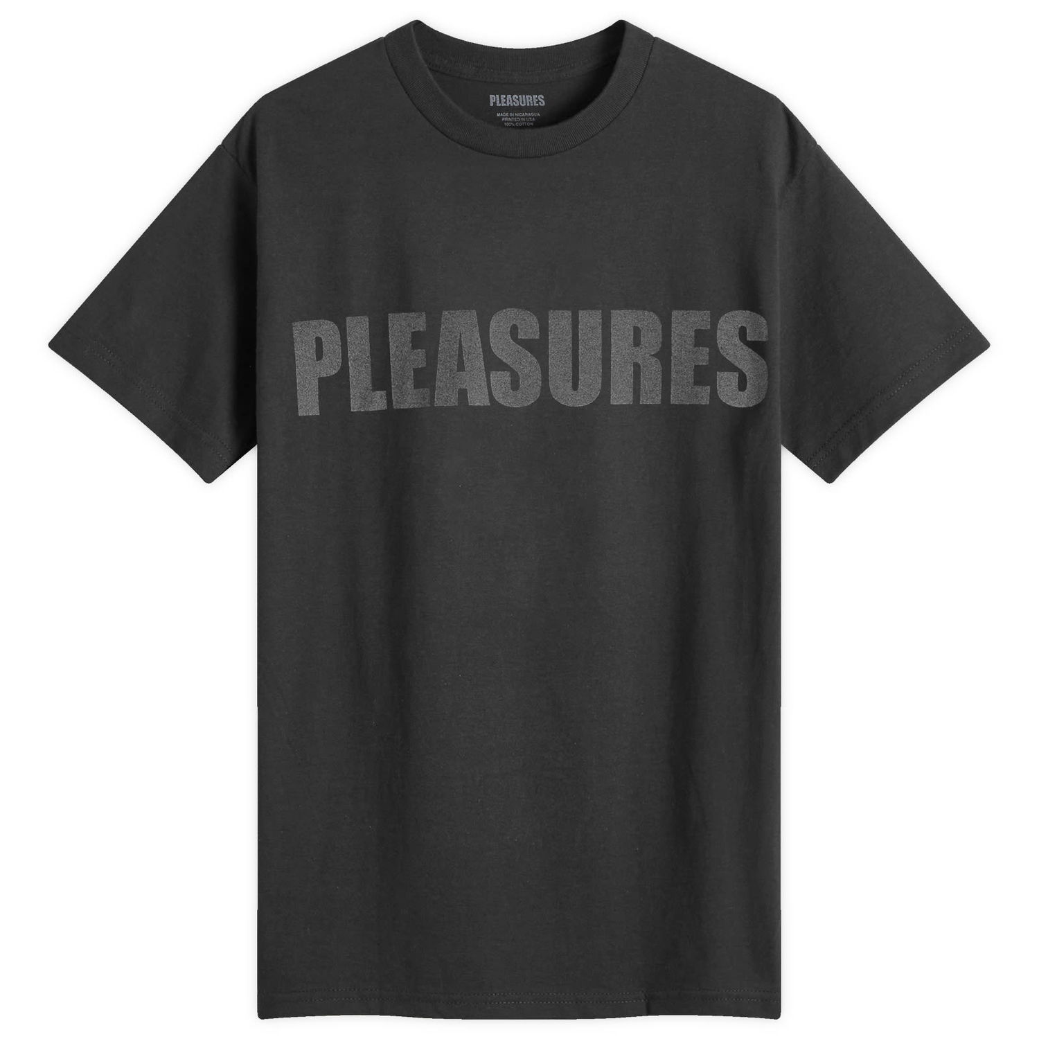 Тениска Pleasures Security T-Shirt Черно | P24F069-BLK, 0