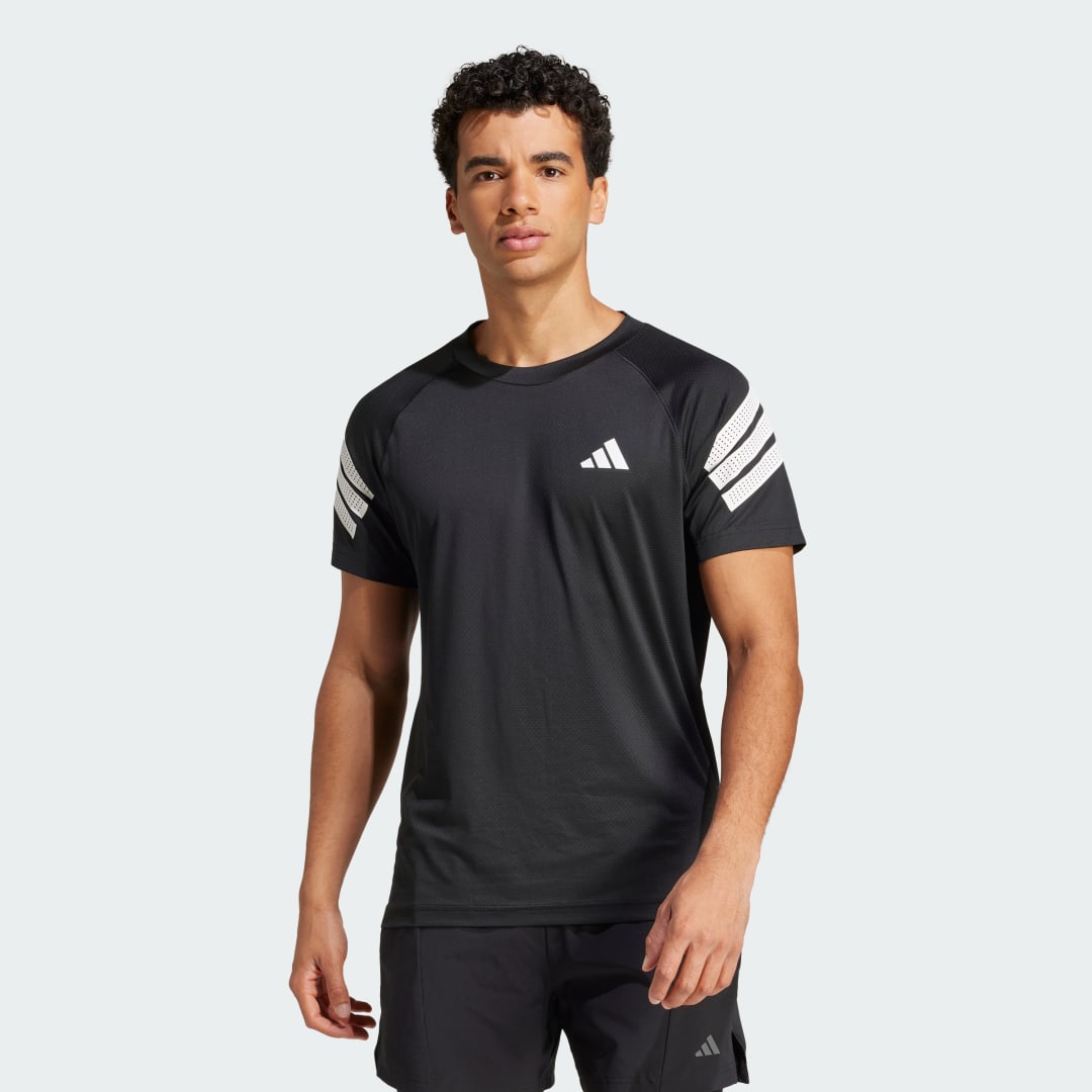 Тениска adidas Performance 3-Stripes Training T-Shirt Черно | JW9729, 0