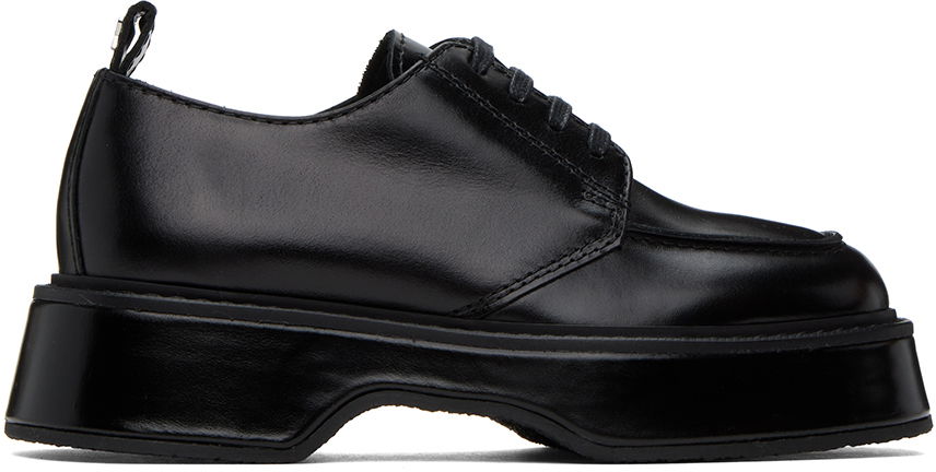 Облекло AMI AMI Paris Square Toe Derbys Черно | USV019.AL0016, 0