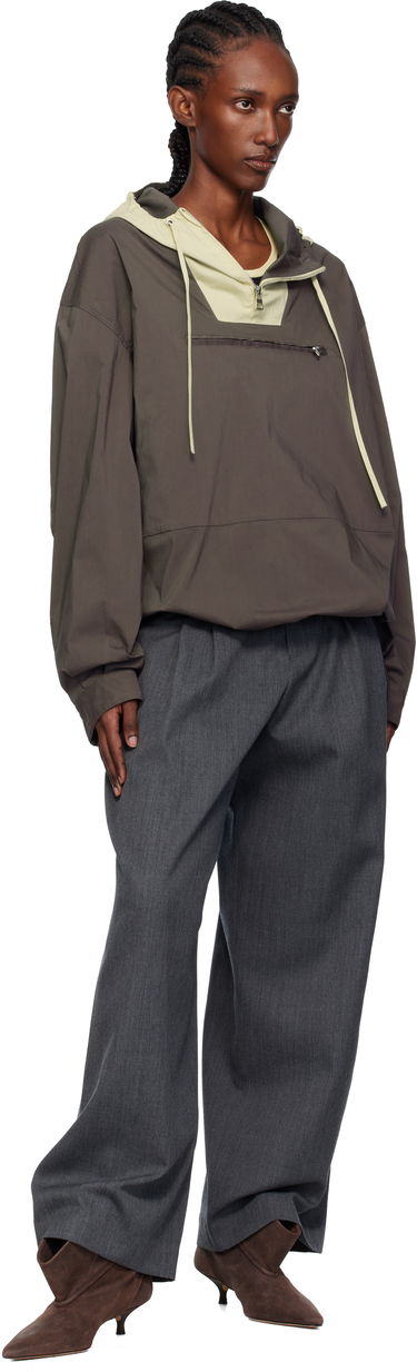 Ветровка JW Anderson JW Anderson Contrast Hood Anorak Кафяво | JK0415-PG1838, 3