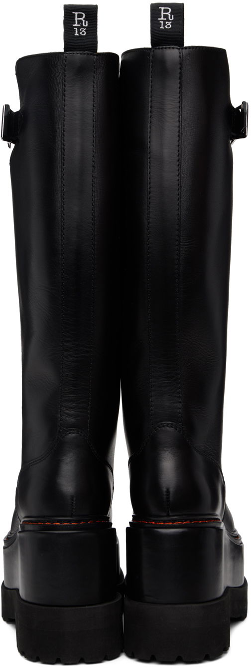 Облекло R13 R13 Engineer Platform Boots Черно | R13WS050-S001A, 1