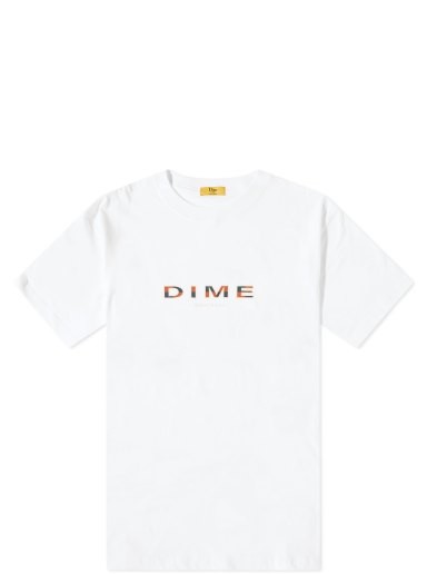 Тениска Dime Block Font Tee White Бяло | DIMESU2323WHT