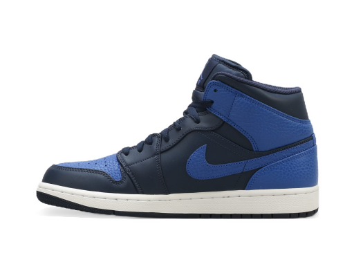 Лимитирано Издание Jordan Air Jordan 1 Retro Mid "Obsidian Royal" Синьо | 554724-412
