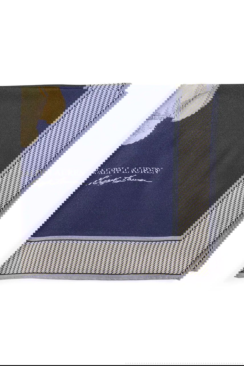 Шал Polo by Ralph Lauren Polo Ralph Lauren Bear Pocket Square Синьо | 455981446, 1