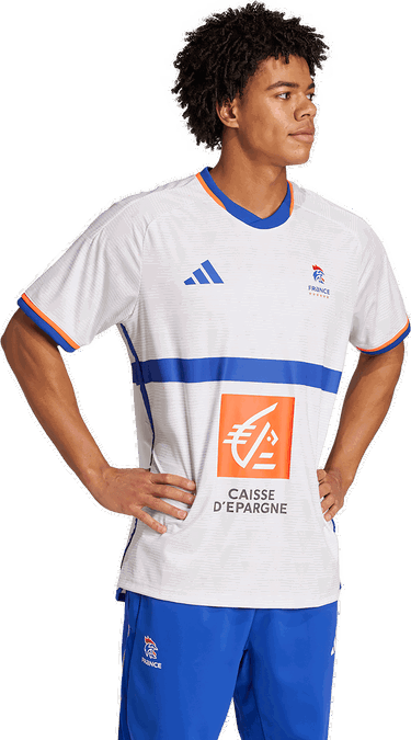 Фланелка adidas Performance France Handball Replica Jersey Бяло | JP4334, 4