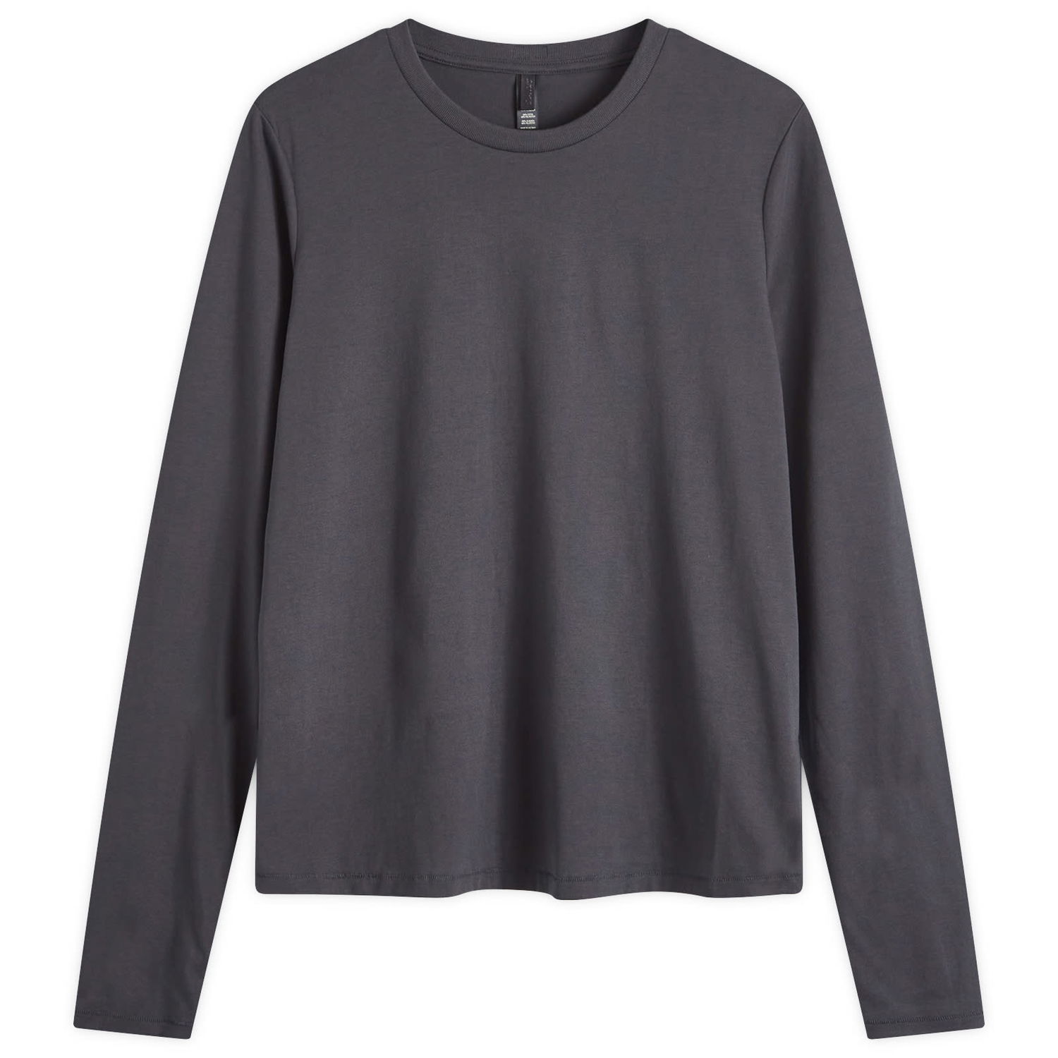 Тениска SKIMS Relaxed Long Sleeve T-Shirt, Size Large Сиво | LS-LST-6976W-ASH, 0