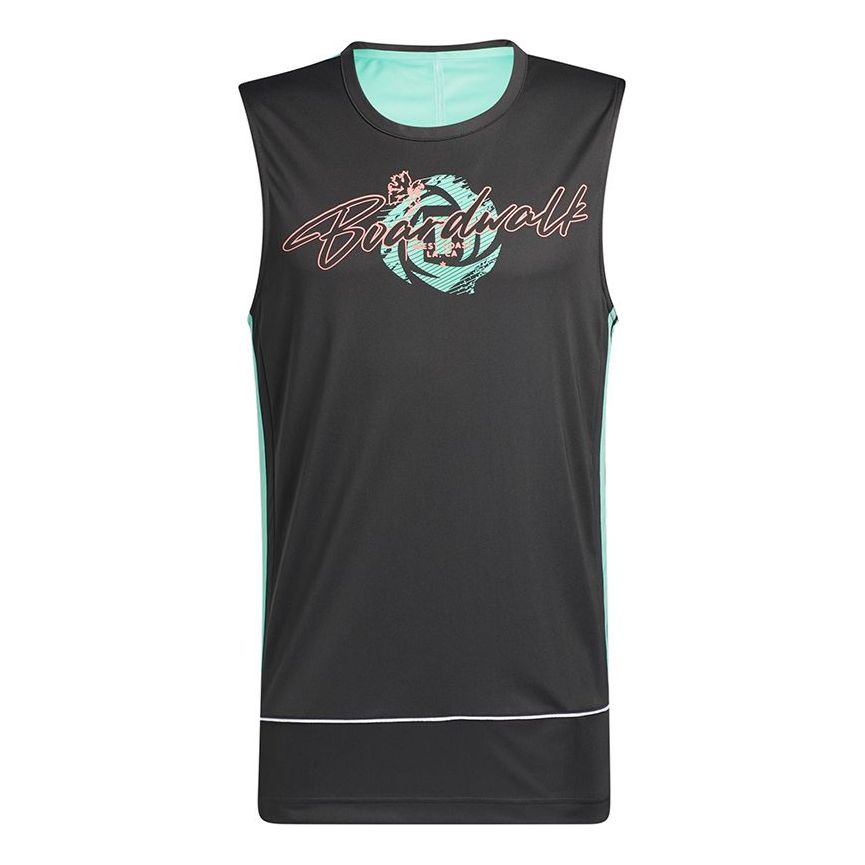 Потник adidas Originals Boardwalk Rose Graphic Print Basketball Tank Top Черно | GP9771, 0