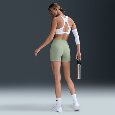 Къси панталони Nike One Dri-FIT High-Waisted 5" Bike Shorts Зелено | HV6961-370, 4