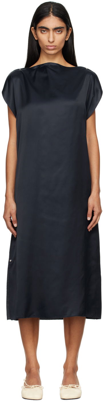 Pокля Baserange Sleeveless Midi Dress Синьо | DRCLA-VI-WI24