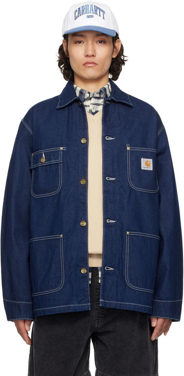 Яке Carhartt WIP Carhartt WIP OG Chore Denim Jacket Синьо | I031896, 0