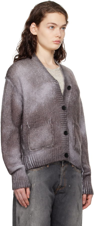 Пуловер Acne Studios Sprayed Finish Cardigan Бургунди | A60534-, 1