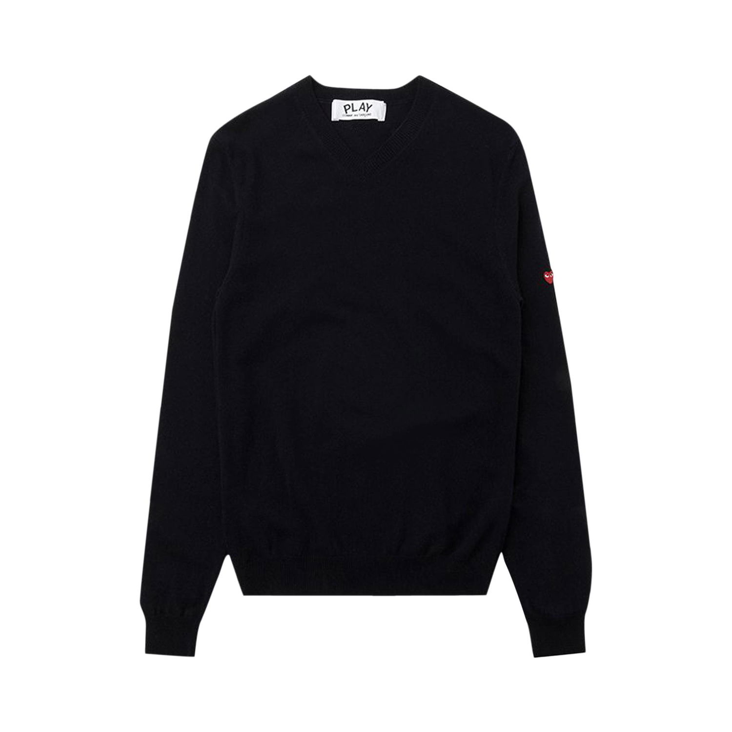Пуловер Comme des Garçons PLAY Small Heart Crewneck Тъмно синьо | az n040 051 2, 1