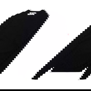 Пуловер Comme des Garçons PLAY Small Heart Crewneck Тъмно синьо | az n040 051 2, 1