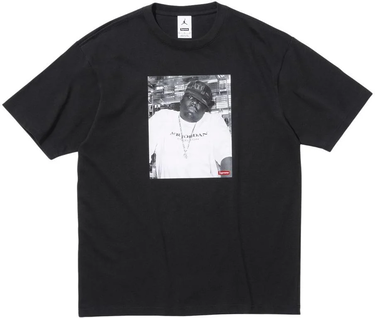 Тениска Supreme Supreme x Air Jordan Biggie Short-Sleeve T-Shirt Size M Черно | FW24KN3-BLK, 0