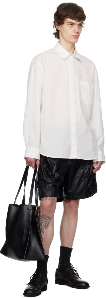 Къси панталони Solid Homme Solid Homme Coated Shorts Черно | S251PT93, 3