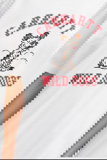 Тениска Carhartt WIP Short Sleeve Wild Dog T-Shirt Бяло | I035487.02XX, 3