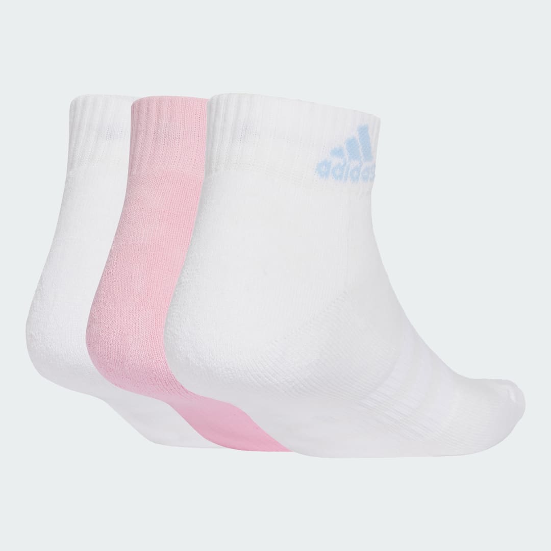 Чорапи adidas Performance Cushioned Ankle Socks 3 Pairs Бяло | JD3773, 0