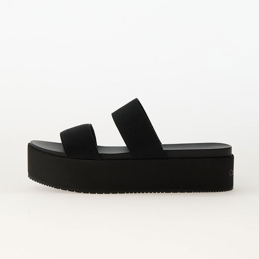 Кецове и обувки CALVIN KLEIN Jeans Flatform Sandal Webb Black Черно | YW0YW01789 0GJ