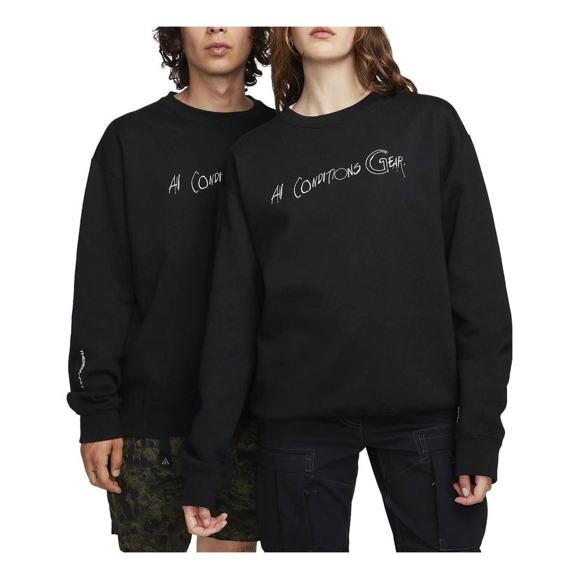 Пуловер Nike ACG ACG Fleece Crew Черно | FD8761-010