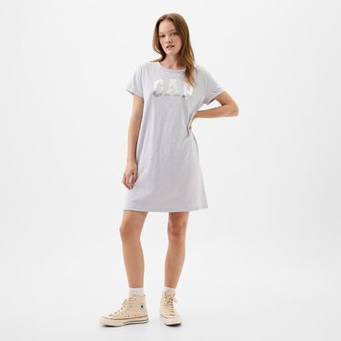 Pокля GAP Dresses Logo Dress Grey Matter Сиво | 885593-02, 0