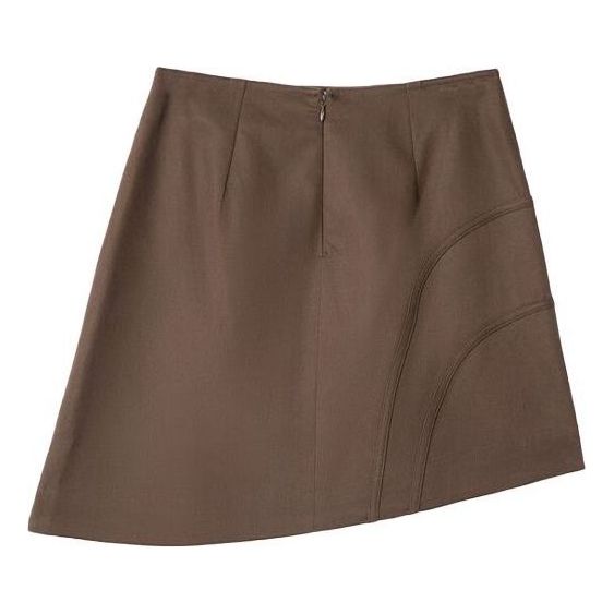 Пола Puma Own The Spotlight Asymmetrical Skirt Кафяво | 628229-13, 0