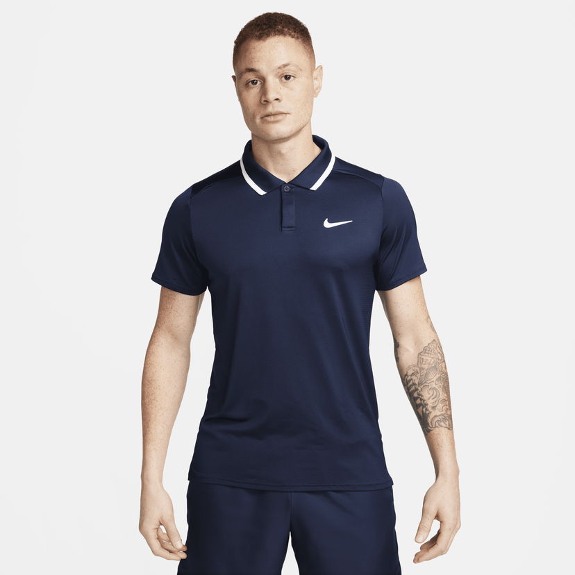 Поло тениска Nike Court Dri-FIT Advantage Тъмно синьо | FD5317-451