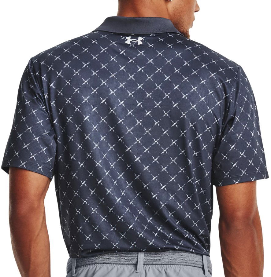 Поло тениска Under Armour Perf 3.0 Printed Polo Тъмно синьо | 1377377-044, 1