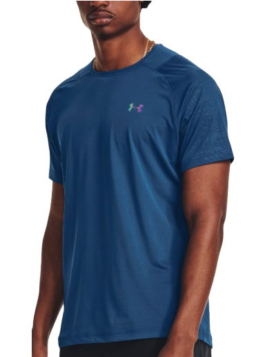 Тениска Under Armour Rush Emboss Tee Тъмно синьо | 1376790-426