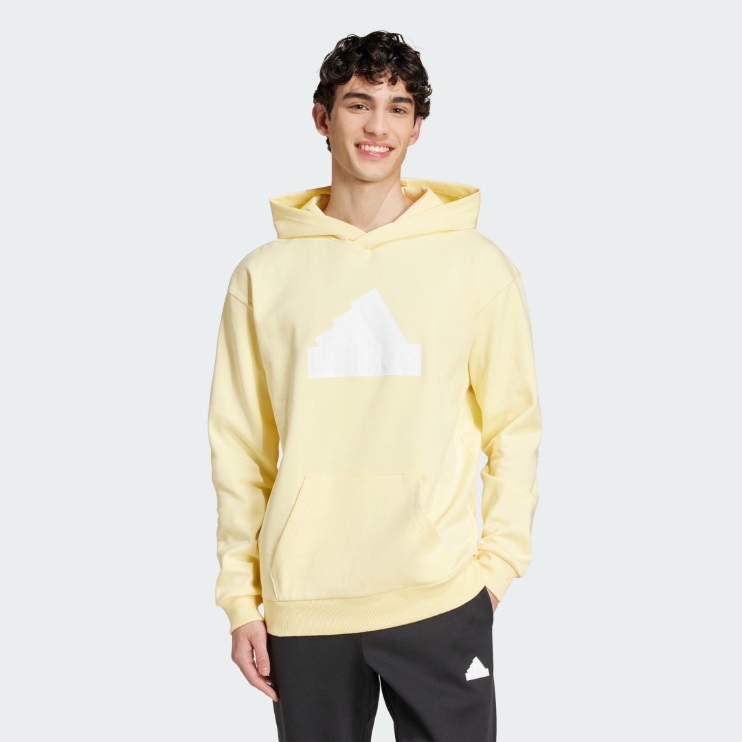 Суитчър adidas Performance Future Icons Badge of Sport Hoodie Жълто | IW8585, 0