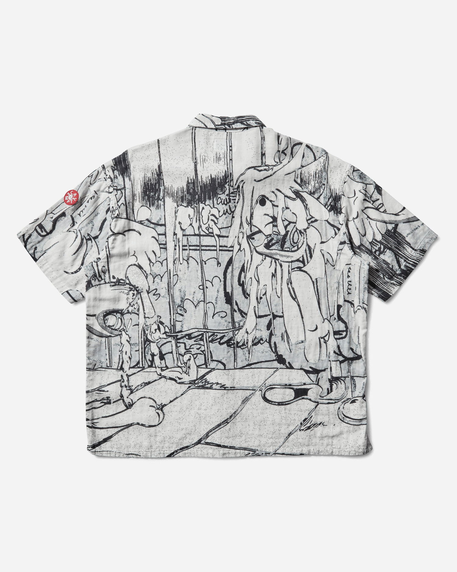 Риза Cav Empt ECPL Graphic Print Shirt Сиво | CES28SH09 WHITE, 0